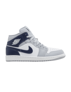 Jordan 1 Mid Wolf Grey Midnight Navy DQ8426104 MBS