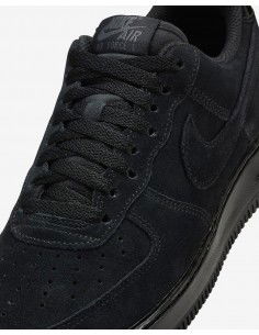 Nike Air Force 1 Low '07 Triple Black Suede Women's HM9659001 MBS 2