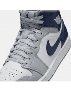Jordan 1 Mid Wolf Grey Midnight Navy DQ8426104 MBS 2