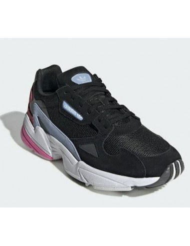 Adidas Falcon Γυναικεία Chunky Sneakers Core Black / Glow Blue / Cloud White EG2864 Adidas Falcon Γυναικεία Chunky Sneakers Core Black / Glow Blue / Cloud White EG2864