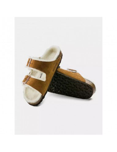 Birkenstock Arizona Shearling Mink W... Birkenstock Arizona Shearling Mink W...