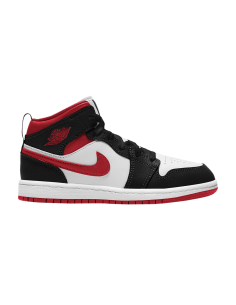 Jordan 1 Mid Gym Red Black White PS 640734122 MBS