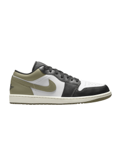 Jordan 1 Low Black Toe Medium Olive 553558092 MBS
