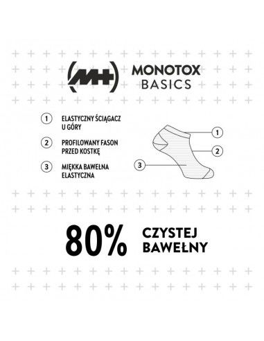 Monotox Basics Socks 3pack SKS20PKB Monotox Basics Socks 3pack SKS20PKB