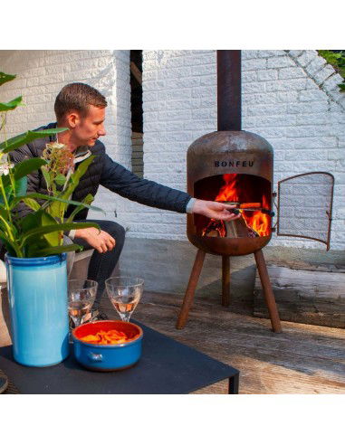 Bonfeu Bonbono rust garden fireplace... Bonfeu Bonbono rust garden fireplace...