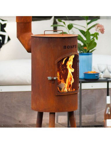 Bongiano SP rusty garden fireplace 3001R Bongiano SP rusty garden fireplace 3001R