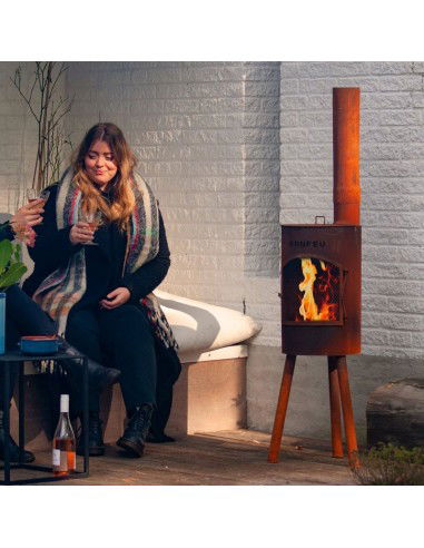 Bongiano SP rusty garden fireplace 3001R Bongiano SP rusty garden fireplace 3001R