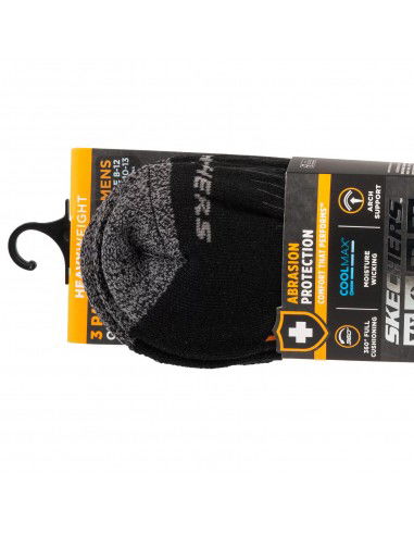 Skechers 3pk Mens Work Qtr Socks... Skechers 3pk Mens Work Qtr Socks...