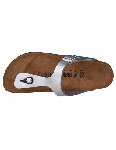 Silver Birkenstock Gizeh BirkoFlor... Silver Birkenstock Gizeh BirkoFlor...