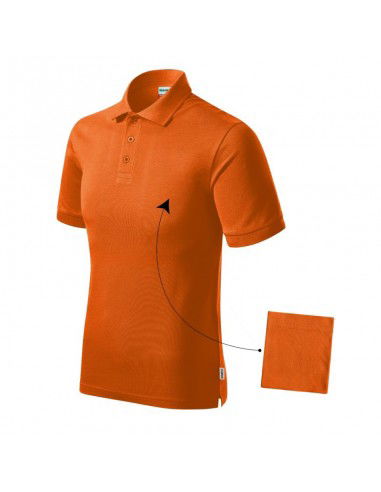 Men's Resist Heavy Polo Shirt Orange... Men's Resist Heavy Polo Shirt Orange...