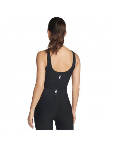 Skechers Go Flex Rib Longline Bra BR1BLK Skechers Go Flex Rib Longline Bra BR1BLK