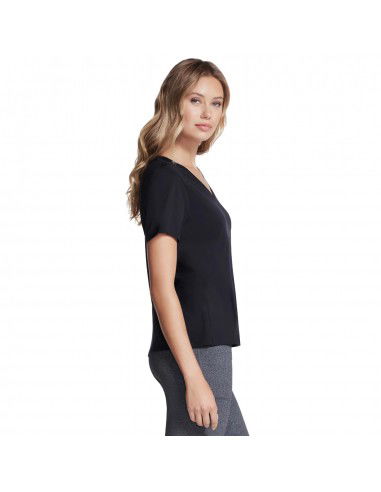 Skechers Pima VNeck Tee TP130BLK Skechers Pima VNeck Tee TP130BLK