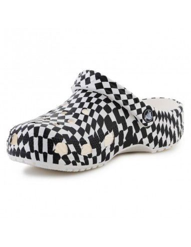Crocs Classic warped checker clog... Crocs Classic warped checker clog...