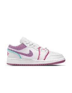 Jordan 1 Low White Light Bordeaux GS DM9037100 MBS
