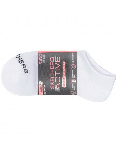Skechers 6pk Womens Cotton Nshw Socks... Skechers 6pk Womens Cotton Nshw Socks...