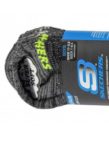 Skechers 6pk Boys No Terry Socks... Skechers 6pk Boys No Terry Socks...