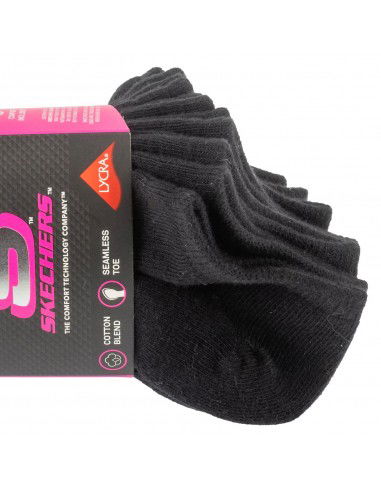 Skechers 6pk Girls Cotton Ns Socks... Skechers 6pk Girls Cotton Ns Socks...