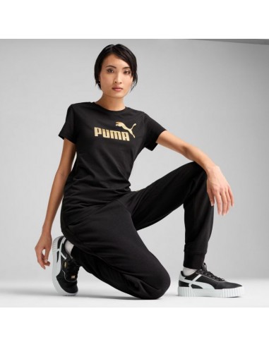 Puma Ess Metallic No 1 Logo Tshirt W... Puma Ess Metallic No 1 Logo Tshirt W...
