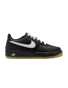 Nike Air Force 1 Low LV8 Black Gum Light Brown White GS IB8845001 MBS