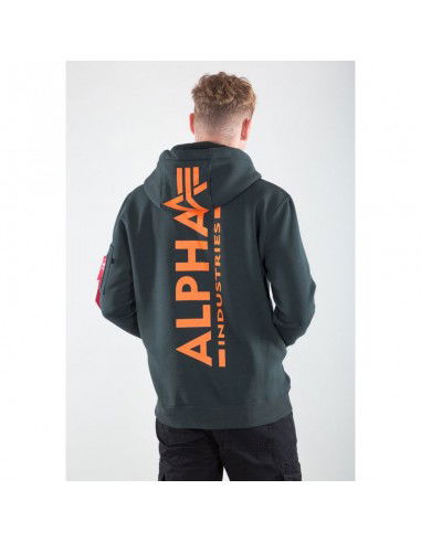Alpha Industries Back Print Hoody M... Alpha Industries Back Print Hoody M...