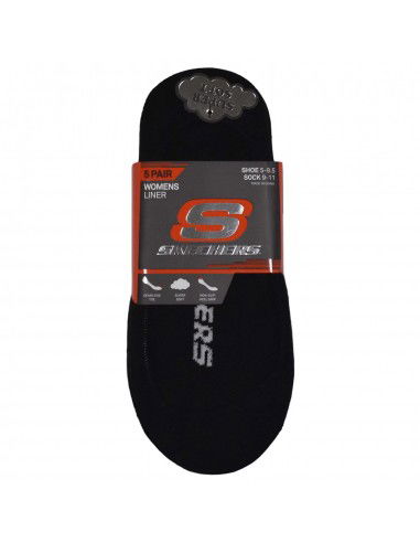 Skechers 5pk Womens Non Terry Socks... Skechers 5pk Womens Non Terry Socks...
