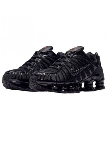 Nike Shox TL Black Max Orange Women's... Nike Shox TL Black Max Orange Women's...