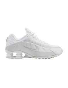 Nike Shox R4 White Metallic Silver Women's AR3565101 MBS