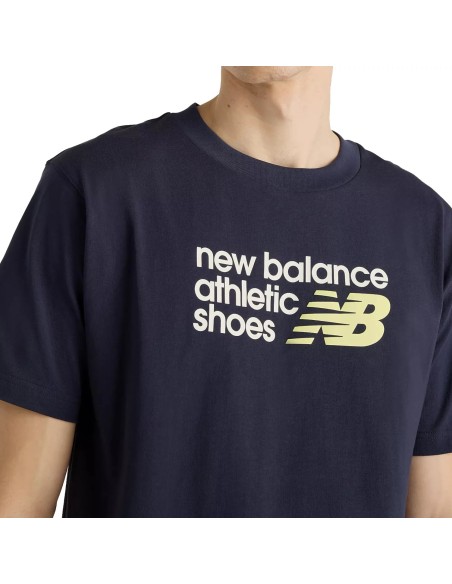 New Balance Athletics Premium Relaxed Chest Logo TShirt MT51900DNT