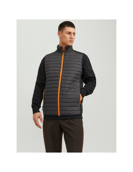 Jack Jones JJEMulti Bodywarmer Collar Noos M 12200684 Asphalt vest
