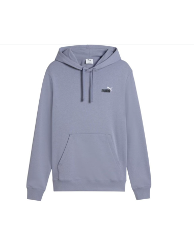 Men's Puma ESS 2 Color Small No 1 Logo Hoodie Gray 684719 65