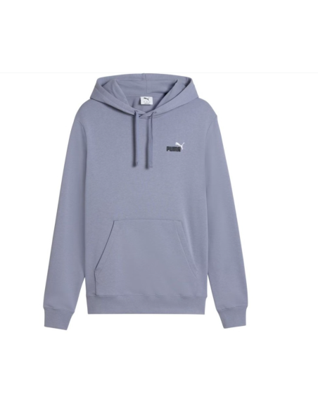 Men's Puma ESS 2 Color Small No 1 Logo Hoodie Gray 684719 65