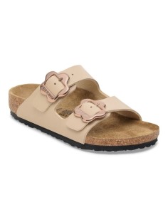 Birkenstock ARIZONA FLOWER BUCKLE KIDS 1030439 SANDCASTLE flipflops standard width