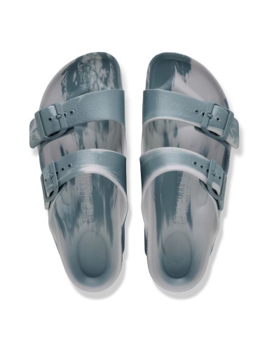 Birkenstock women's ARIZONA EVA 1031331 BASALT GRAYSTONE COIN MULTI flipflops narrow width