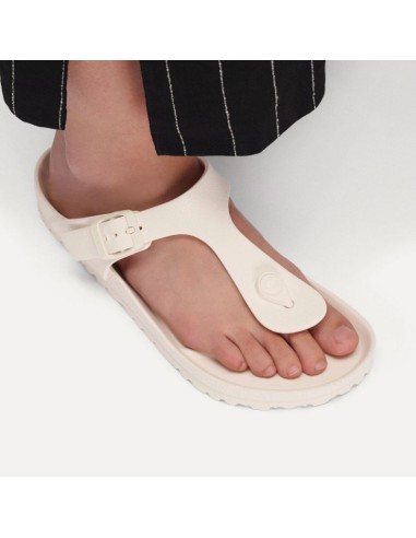 Birkenstock women's GIZEH EVA 1031278 EGGSHELL flipflops standard width
