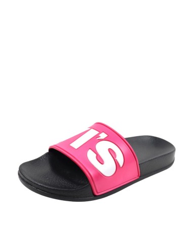 Levi's June L women's flipflops pink and black VPOL0239S3841