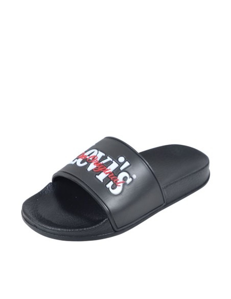 Levi's Pool S women's flipflops black VPOL0251S0003