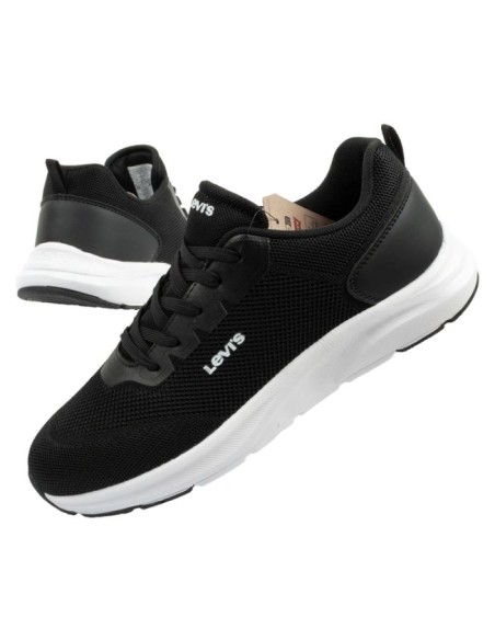 Levi's women's shoes sports sneakers Hudson fashionable black comfortable