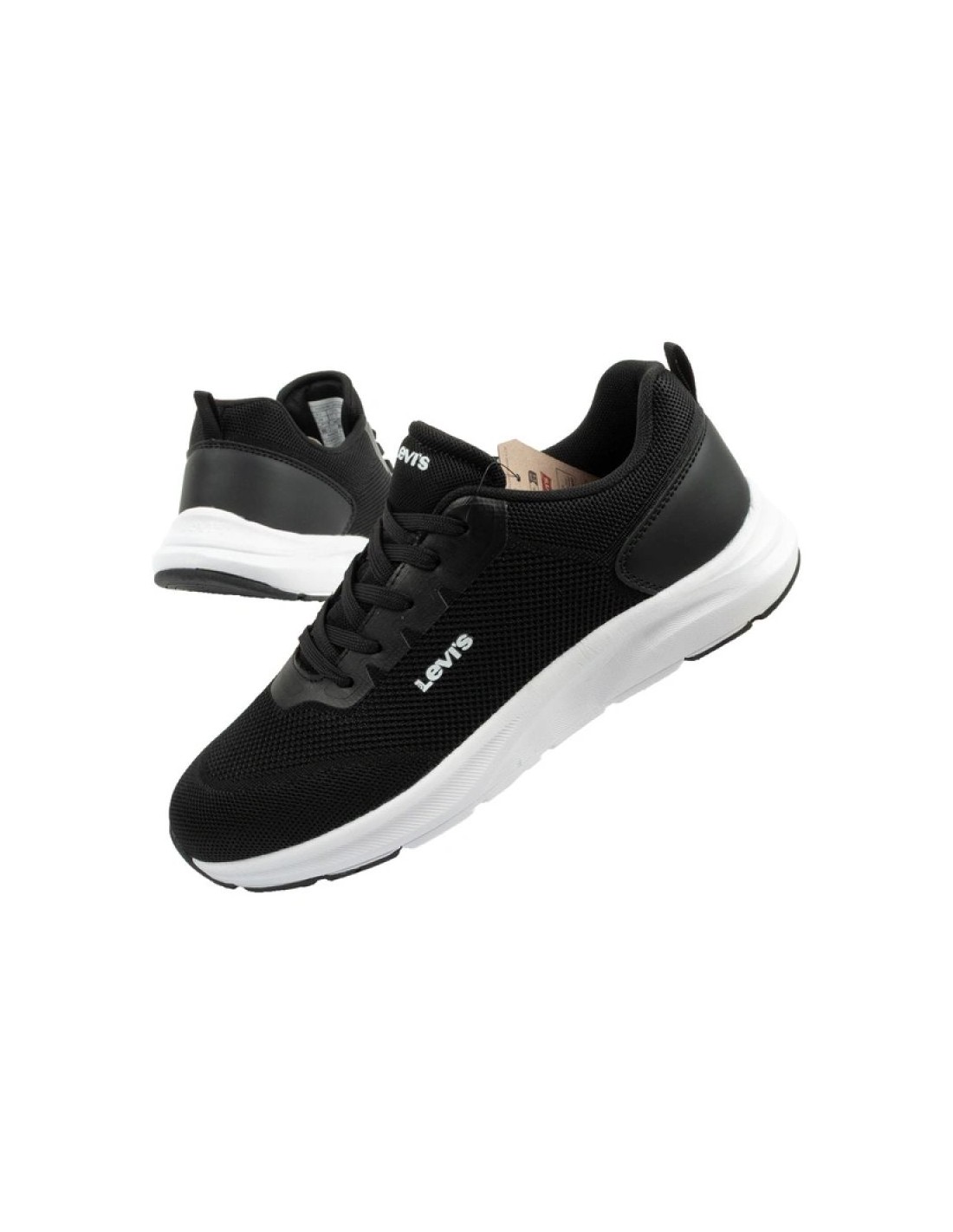 Levi's women's shoes sports sneakers Hudson fashionable black comfortable