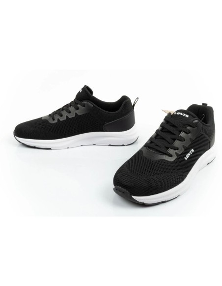Levi's women's shoes sports sneakers Hudson fashionable black comfortable