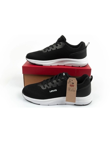 Levi's women's shoes sports sneakers Hudson fashionable black comfortable