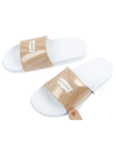 Levi's women's sports slippers comfortable glitter shoes fashionable