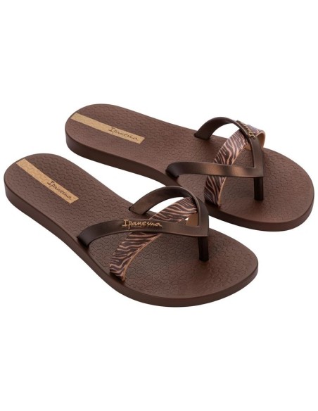 Ipanema Kirei women's flipflops fashionable and comfortable brown for the beach