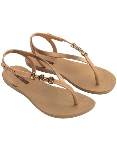 Ipanema Sandal Class women's flipflop sandals beige with gold