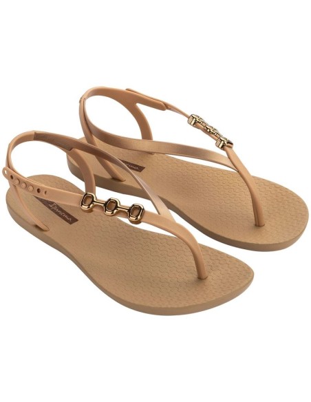 Ipanema Sandal Class women's flipflop sandals beige with gold