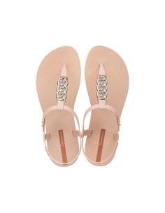 Ipanema Sandal Class women's flipflop sandals light beige with gold