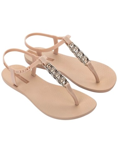 Ipanema Sandal Class women's flipflop sandals light beige with gold
