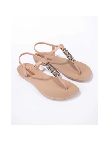 Ipanema Sandal Class women's flipflop sandals light beige with gold
