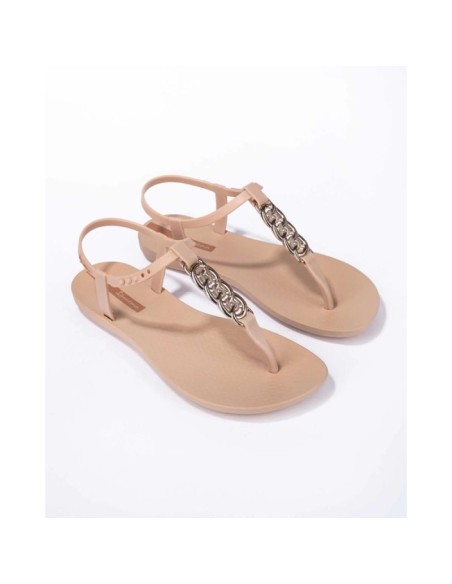 Ipanema Sandal Class women's flipflop sandals light beige with gold