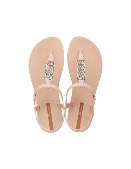 Ipanema Sandal Class women's flipflop sandals light beige with gold