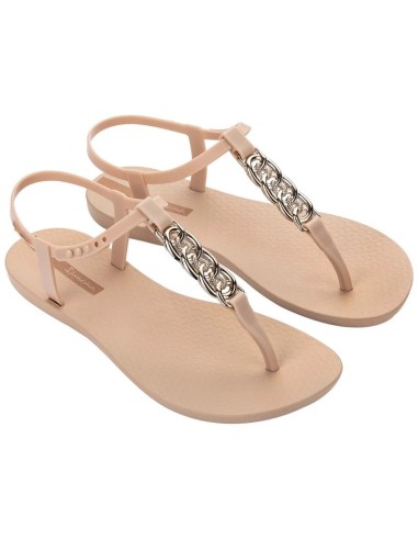 Ipanema Sandal Class women's flipflop sandals light beige with gold